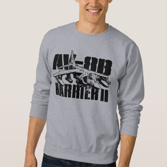 AV-8B Harrier II Men's Basic Sweatshirt (Front)