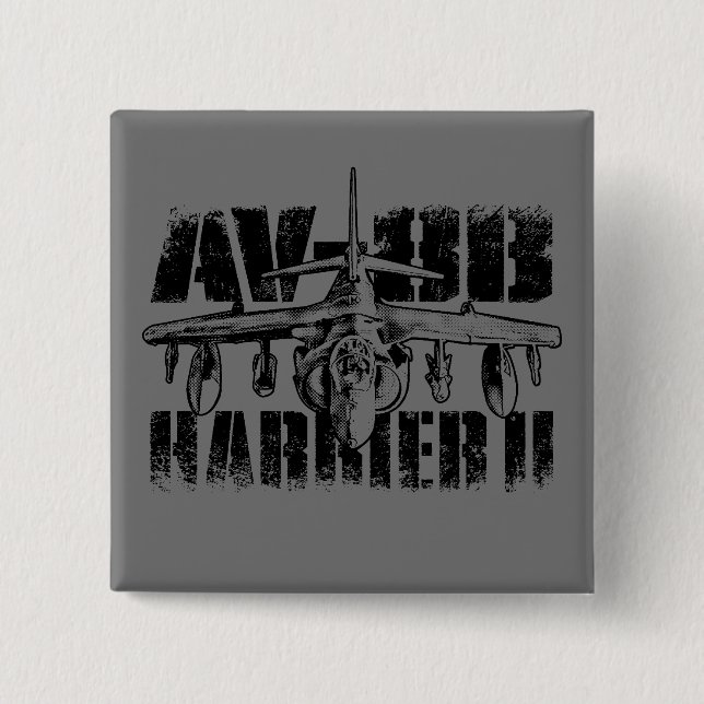 AV-8B Harrier II Square Button (Front)