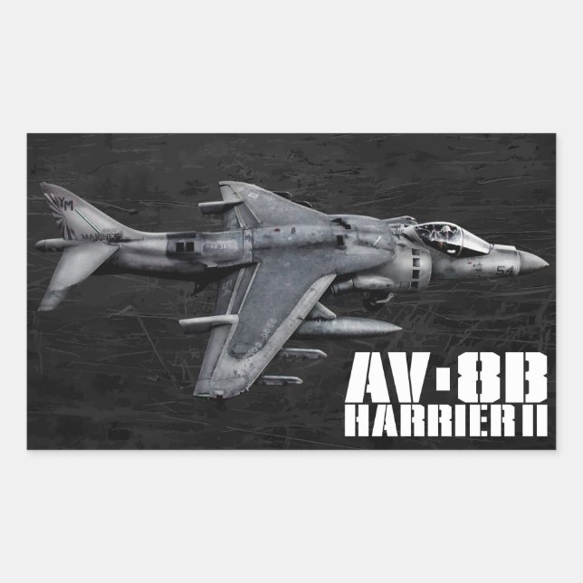 AV-8B Harrier II Sticker (Front)