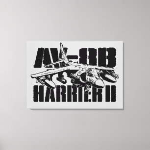 AV-8B Harrier II Wrapped Canvas