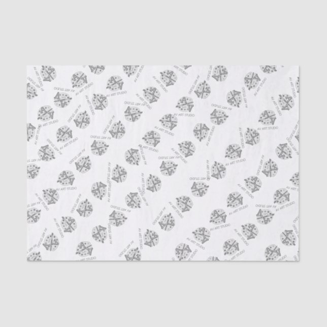 AV ART STUDIO tissue paper logo design  (Front)