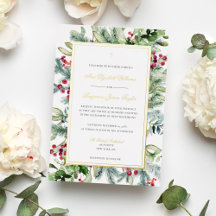 Ava Catholic Real Foil Faire-part de mariage & RSV