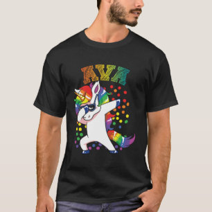 Ava Dabbing Unicorn T-Shirt