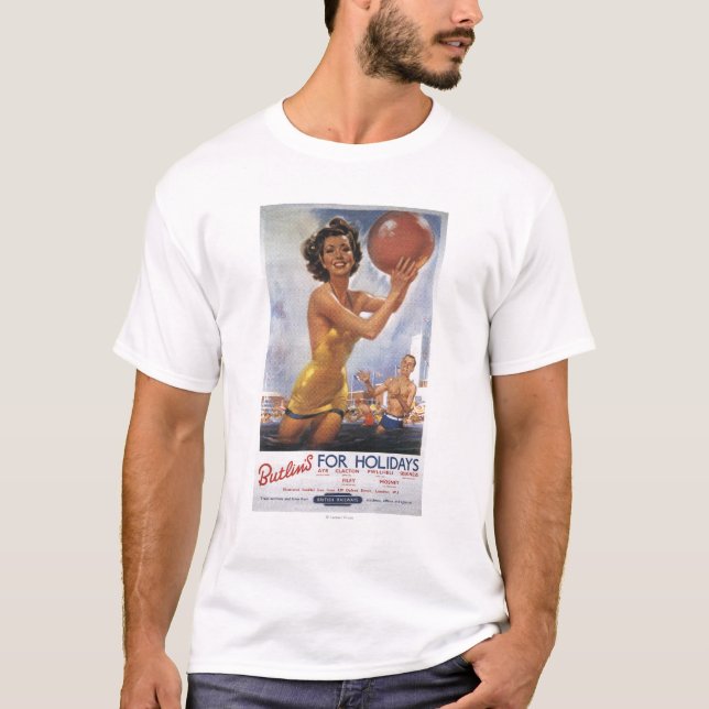 Ava Gardner Look-a-like Butlin's Camps T-Shirt (Front)