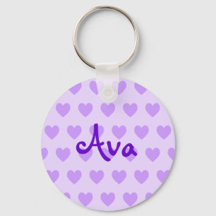 Ava in Purple Keychain