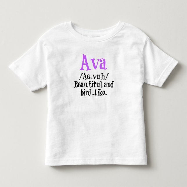 Ava Name Description Shirt (Front)