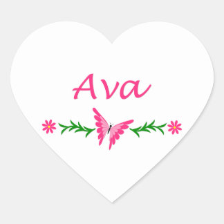 Ava Name Stickers, Ava Name Custom Sticker Designs