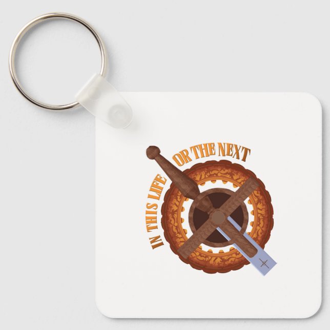 Ava Silva Warrior Nun Keychain (Front)