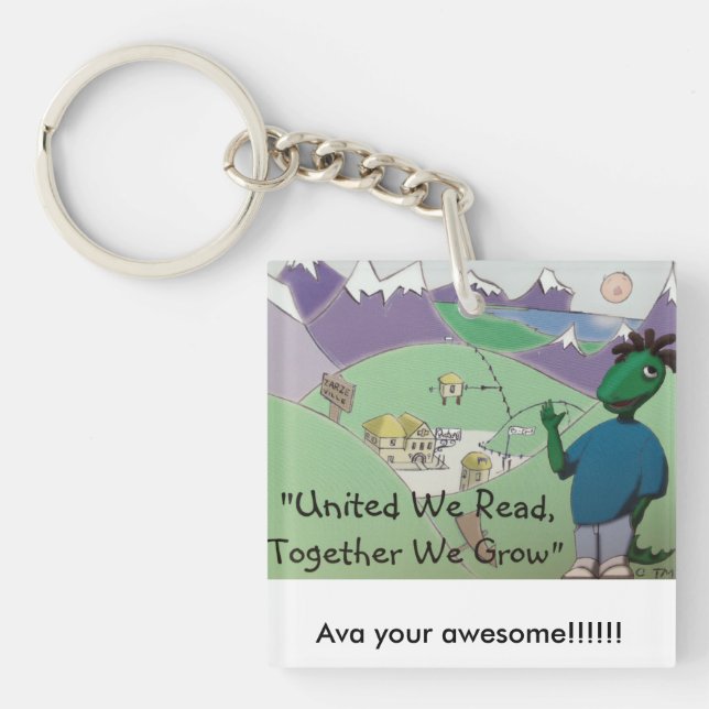 Ava your awesome!! keychain (Front)