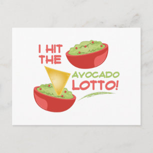 Avacado Lotto Postcard