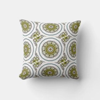 Avacado Retro - Mandala Joy Designer Pillows