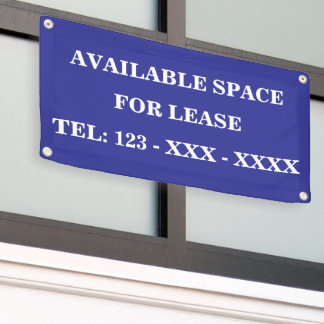 Available Space For Lease Customizable Banner