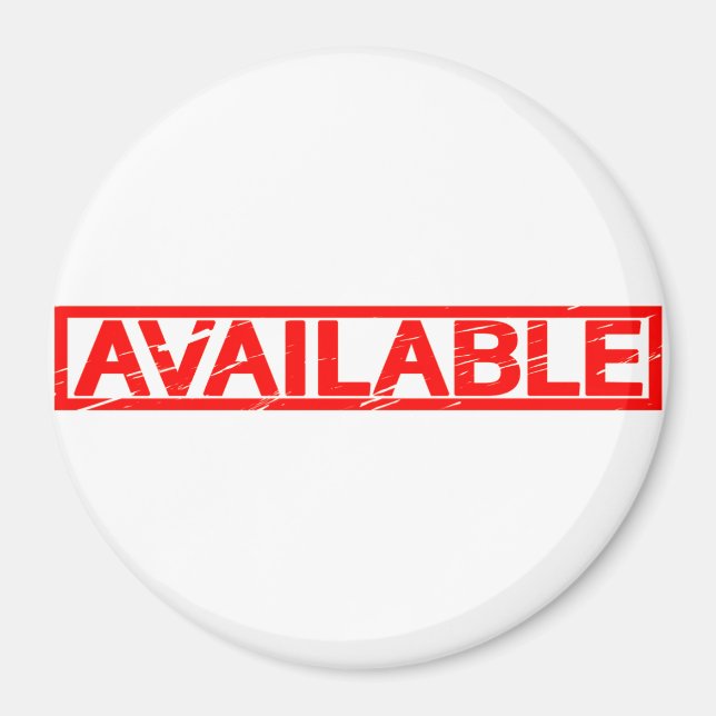 Available Stamp Magnet (Front)
