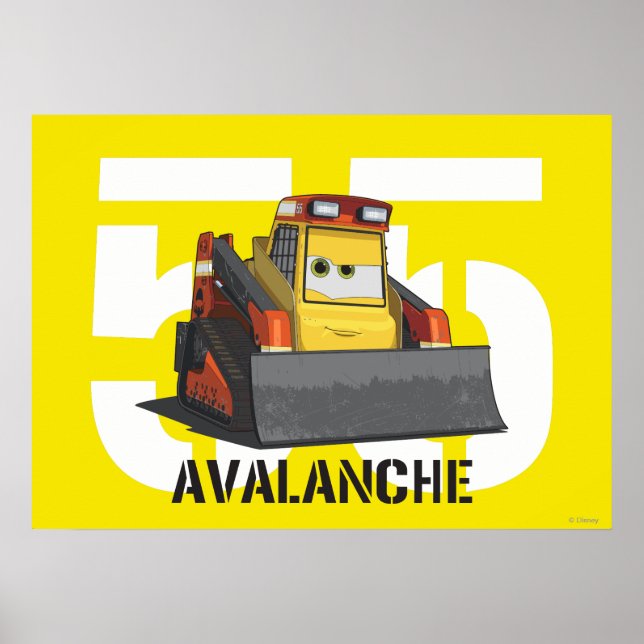 Avalanche Character Art Poster (Front)