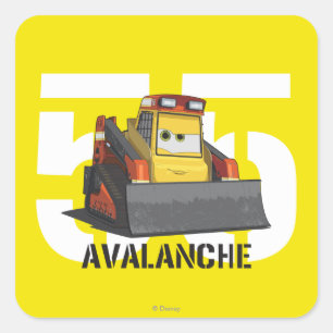 Avalanche Character Art Square Sticker