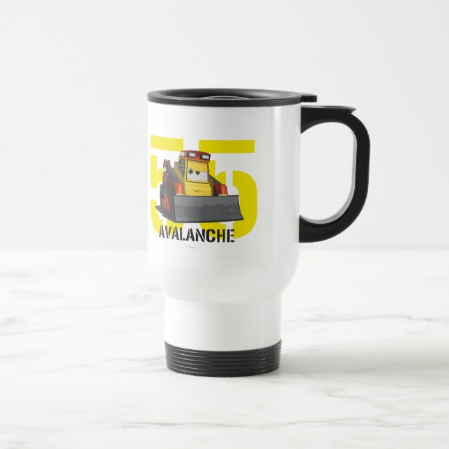 Avalanche Character Art Travel Mug (Right)