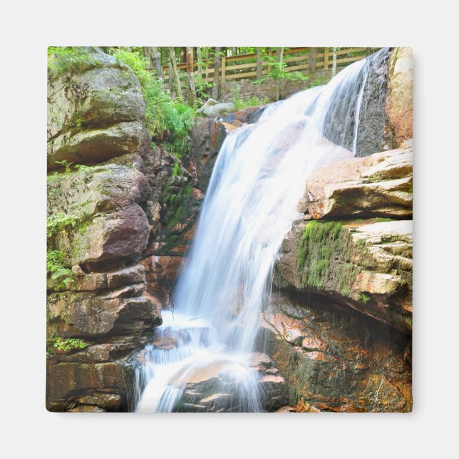 Avalanche Falls Cascade New Hampshire Magnet (Devant)