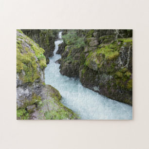 Avalanche Gorge I at Glacier National Park Jigsaw Puzzle