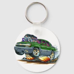Avalanche Green Truck Keychain