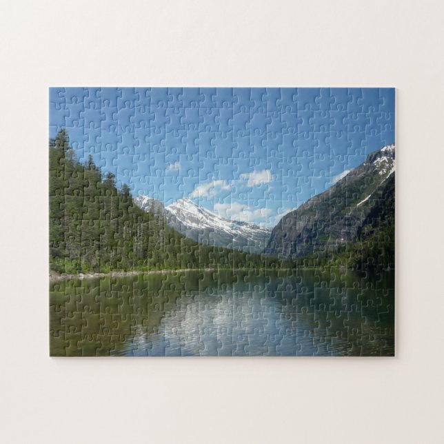 Avalanche Lake I in Glacier National Park Jigsaw Puzzle (Horizontal)