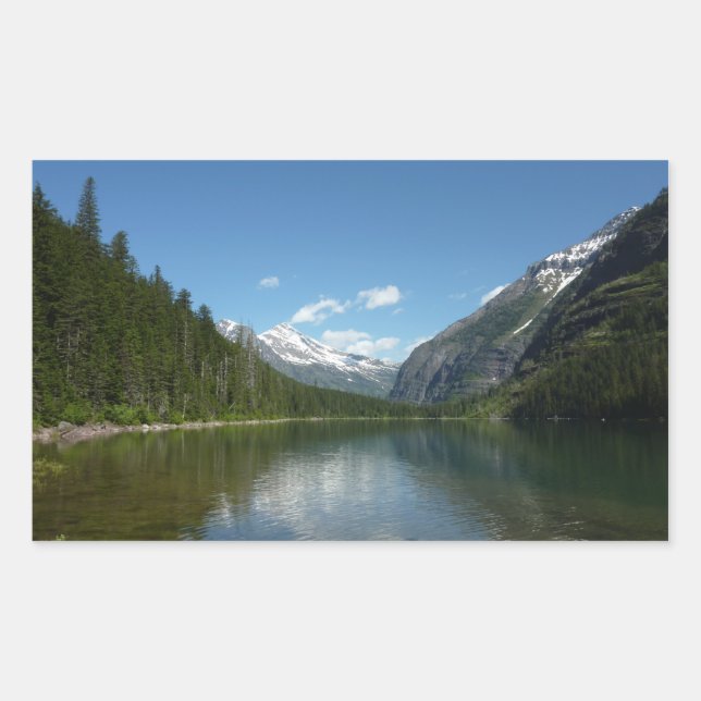 Avalanche Lake I in Glacier National Park Sticker (Front)