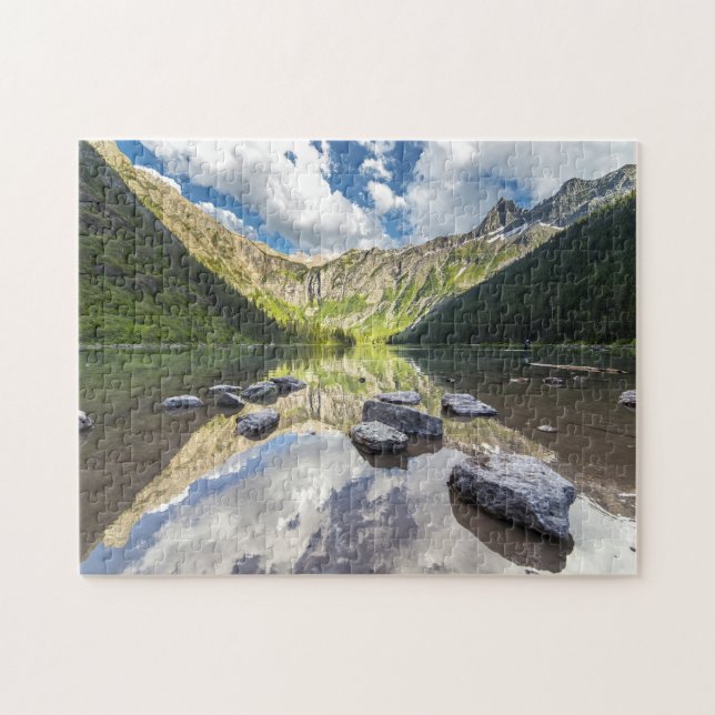 Avalanche Lake Montana. Jigsaw Puzzle (Horizontal)