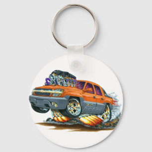 Avalanche Orange Truck Keychain