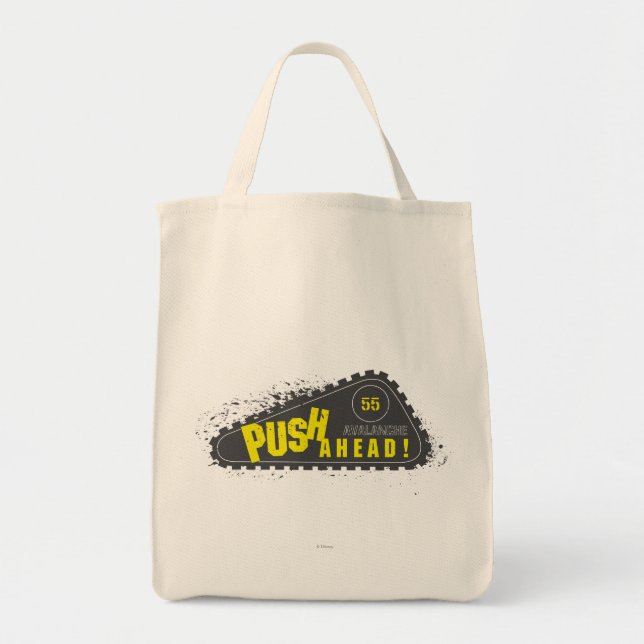 Avalanche Push Ahead! Tote Bag (Front)
