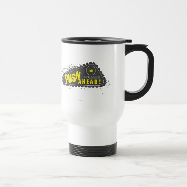 Avalanche Push Ahead! Travel Mug (Right)