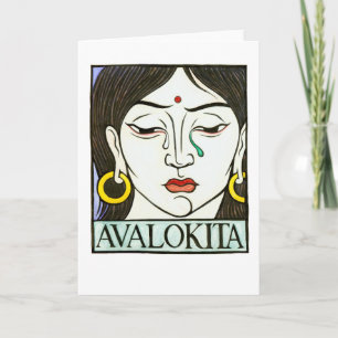 Avalokita Greeting Card
