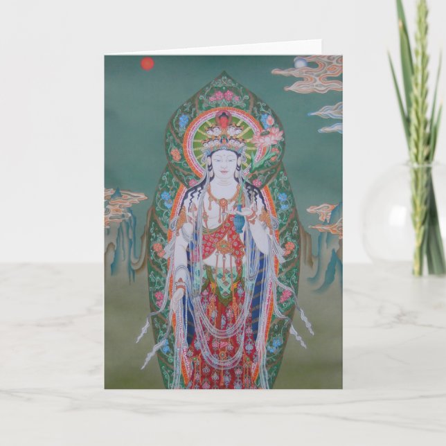 Avalokiteshvara Greeting Card (Front)