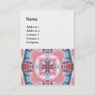 AVALON 4 ,pink purple blue pearl paper Business Card