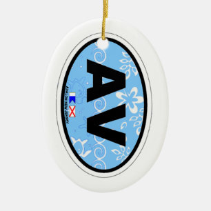 Avalon. Ceramic Ornament