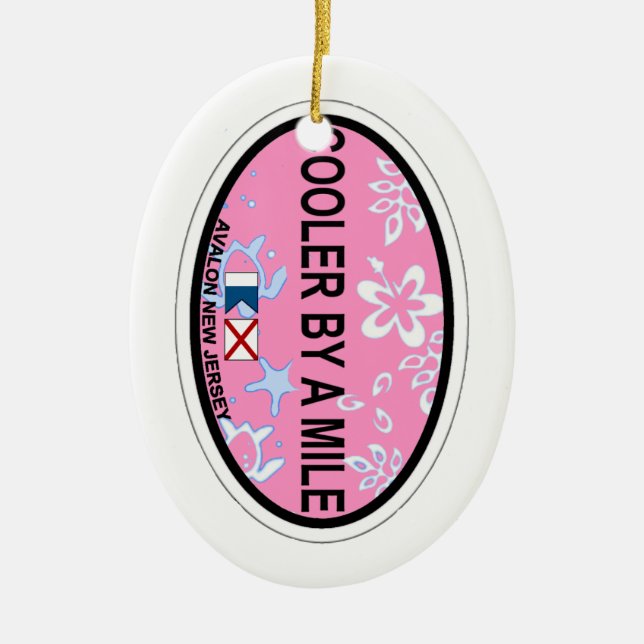 Avalon. Ceramic Ornament (Front)