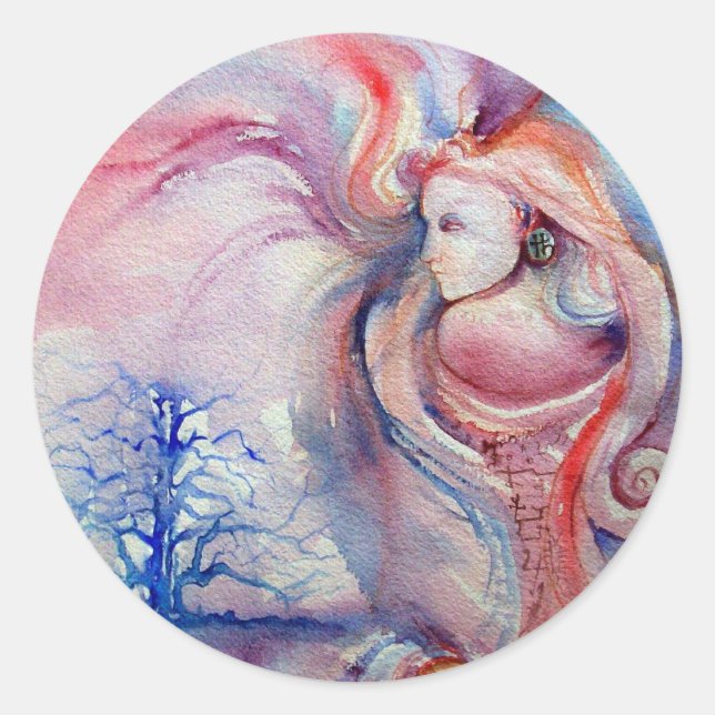 AVALON / Magic and Mystery Classic Round Sticker (Front)