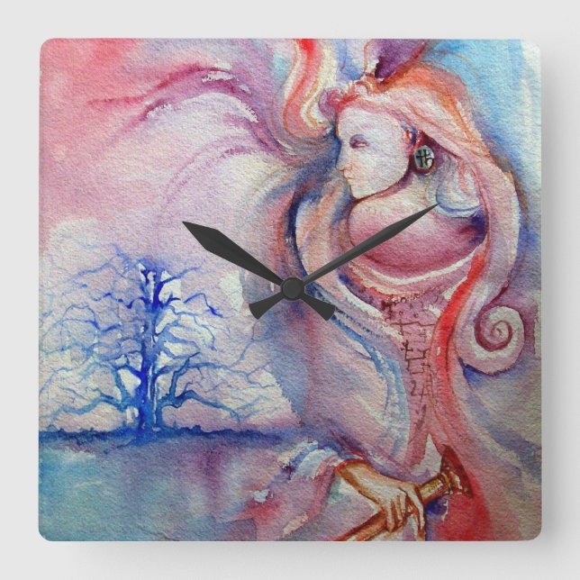 AVALON Magic and Mystery Square Wall Clock (Front)