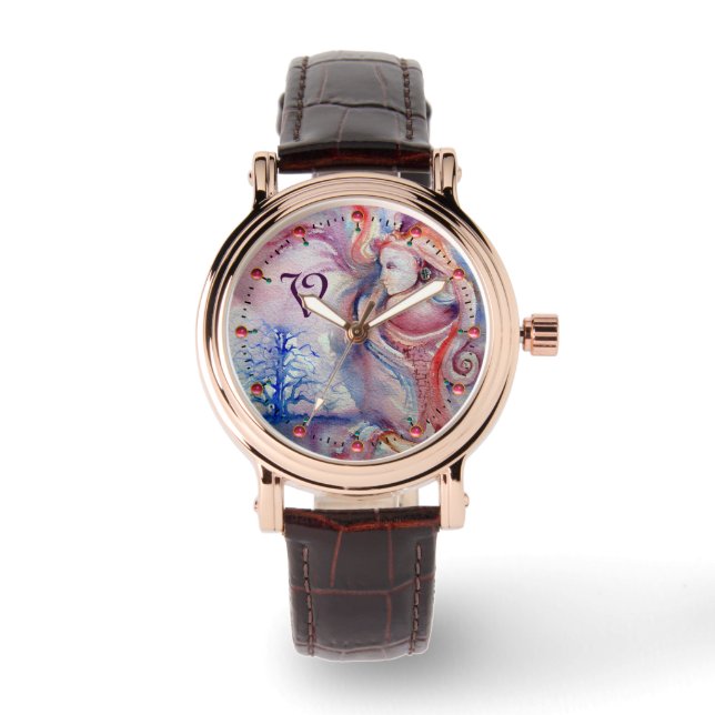 AVALON Magic & Mystery Pınk Blue Fantasy Monogram Watch (Front)