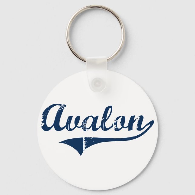 Avalon Pennsylvania Classic Design Keychain (Front)