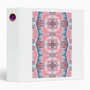 AVALON Pink Blue Abstract Fantasy Binder