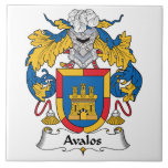 Avalos Family Crest Tile<br><div class="desc">Avalos Coat of Arms</div>