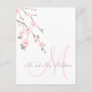 Avant de cartes de Merci de mariage de fleurs de