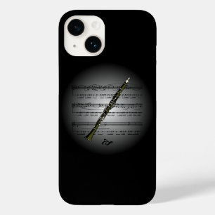 Avant Garde ~ Clarinet on Globe with Sheet Music Case-Mate iPhone 14 Case