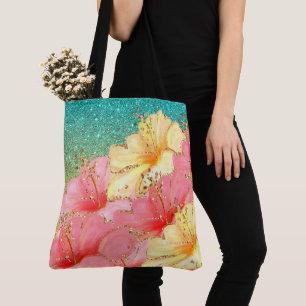 Avant Garde Floral Tote See Back