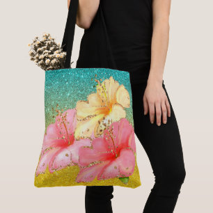 Avant Garde Floral Tote See Back