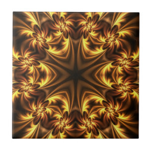  Avant-Garde ~ Gold Russet Black 054 ~  Tile