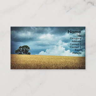 Avant la récolte, modèle de carte de visite