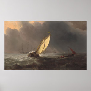 Avant la tempête - Willem van de Velde Poster d'Ar