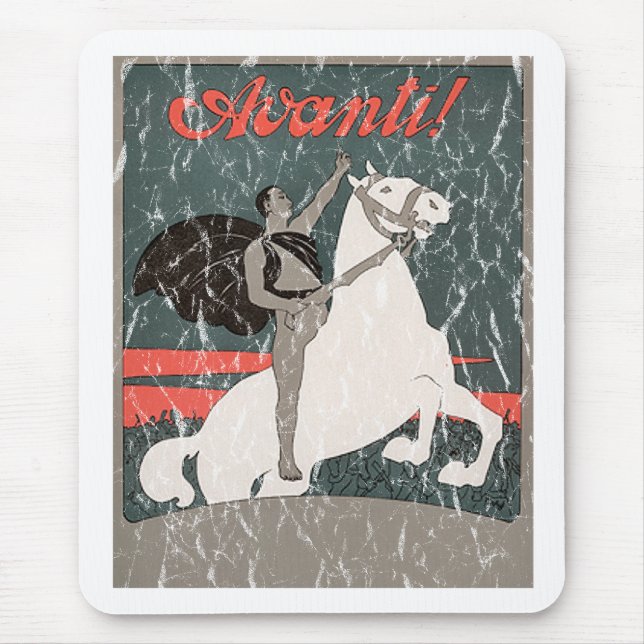 Avanti - distressed mouse pad (Front)