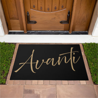 Avanti Elegant Script Italian Welcome Mat