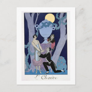 Avarice, 1924 (pochoir print) postcard